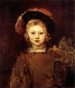 Young Boy in Fancy Dress Rembrandt